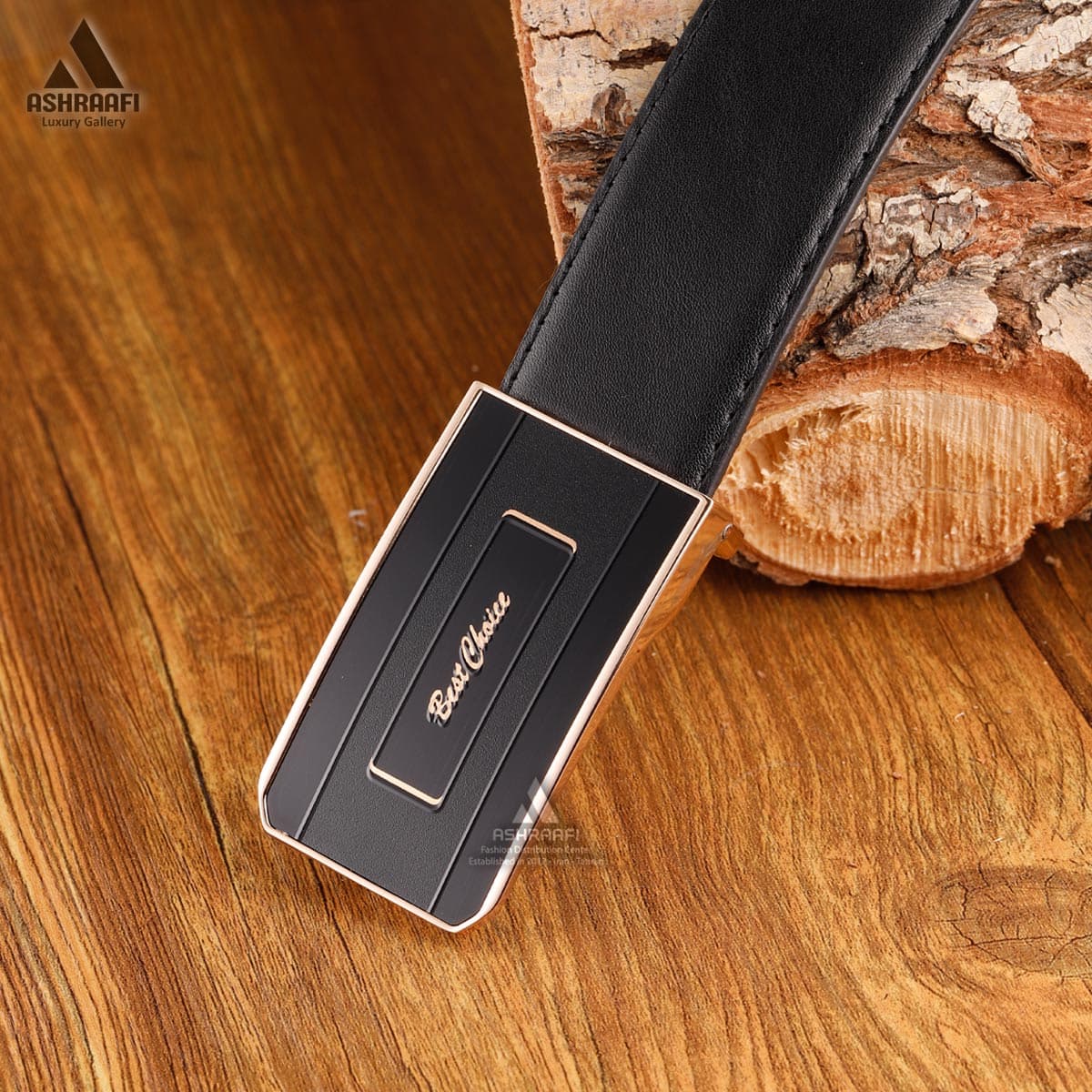 کمربند مردانه مجلسی Leather Belt BL44 — تصویر ۳