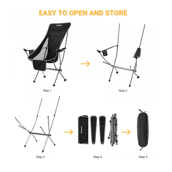 صندلی کمپینگ کینگ کمپ مدل Ultralight KC2015 — تصویر ۵