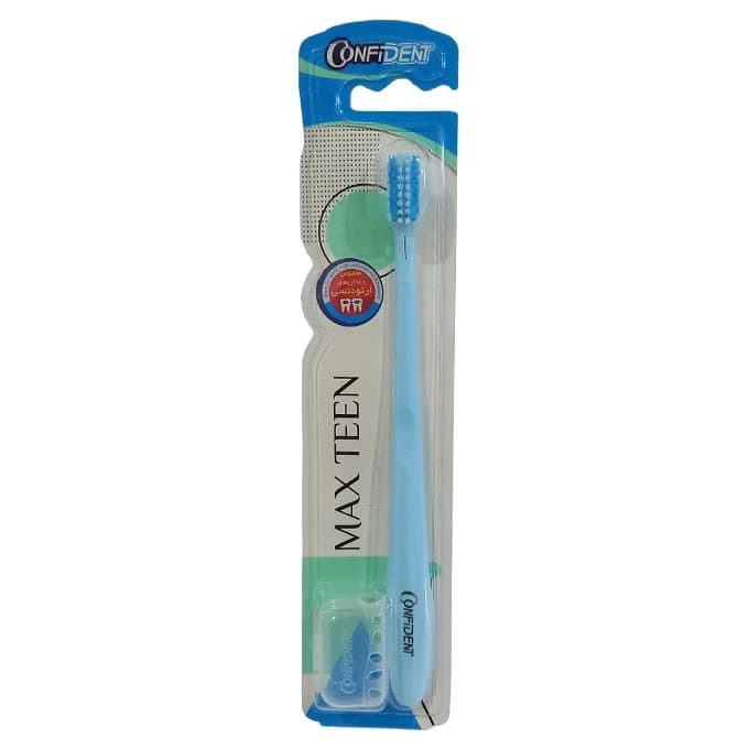 مسواک ارتودنسی کانفیدنت مدل Max Teen مکس تین با برس ترکیبی (نرم و متوسط)