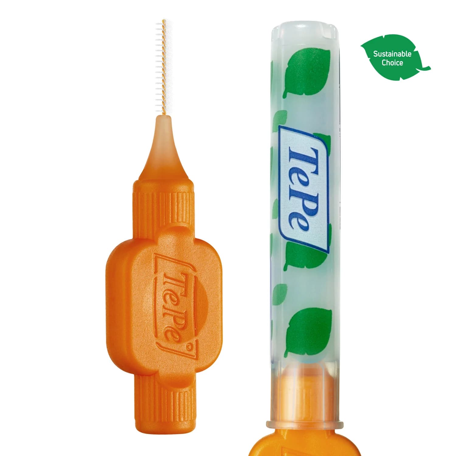 مسواک بین دندانی تپه (TePe) مدل Original سایز 1 (رنگ نارنجی) – بسته 6 عددی — تصویر ۳