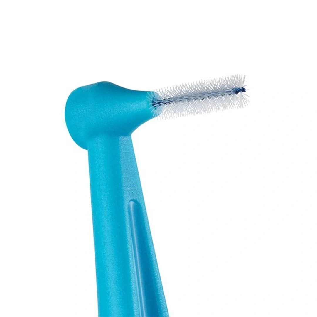 مسواک بین دندانی دسته دار تپه (TePe) مدل Angle سایز 3 (رنگ آبی) – بسته 6 عددی — تصویر ۳