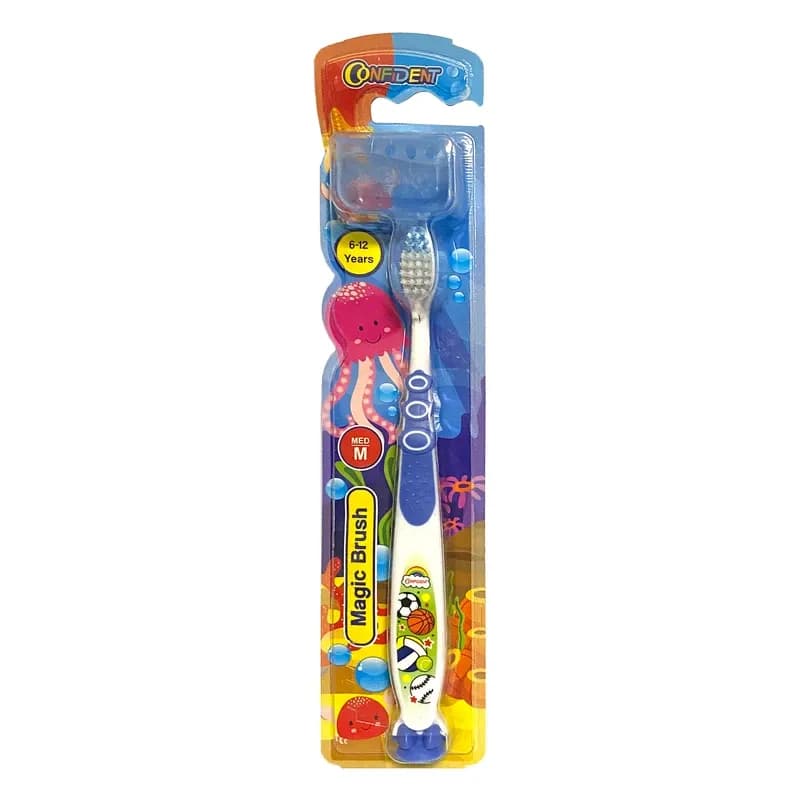 مسواک کودک کانفیدنت مدل Magic Brush (مجیک براش) با برس متوسط