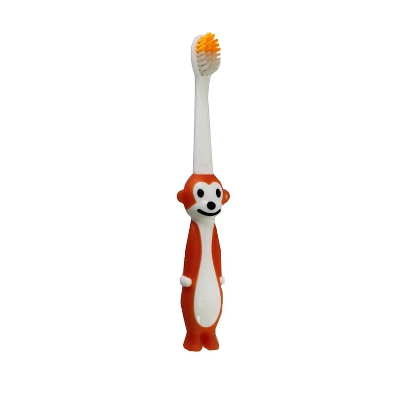 مسواک کودک کانفیدنت مدل Tiny Monkey Gift (میمون کوچک) با برس خیلی نرم همراه با جایزه — تصویر ۵