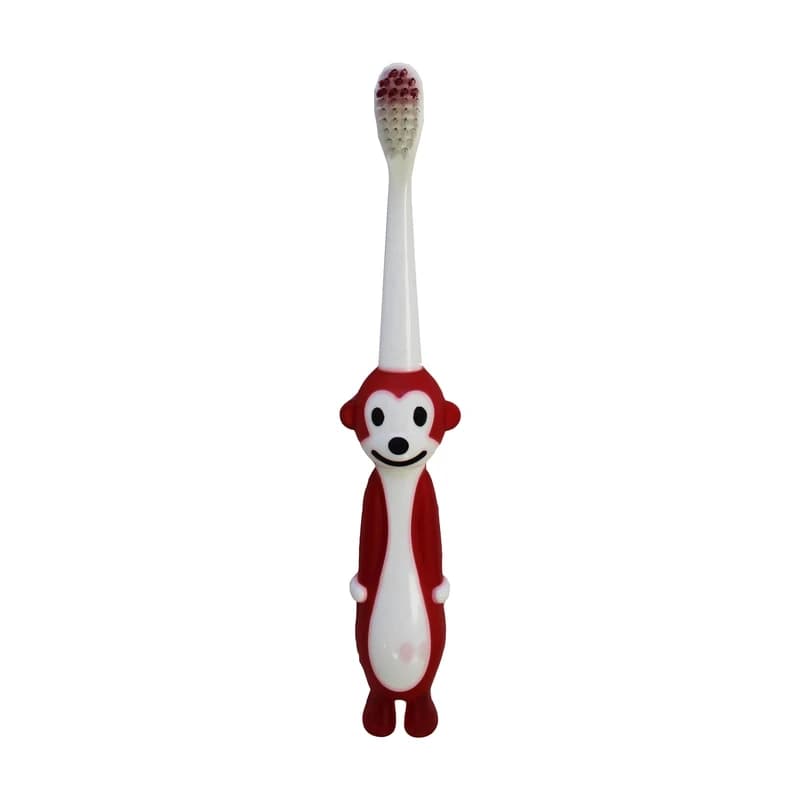 مسواک کودک کانفیدنت مدل Tiny Monkey (میمون کوچک) با برس خیلی نرم (Ultra Soft) — تصویر ۵