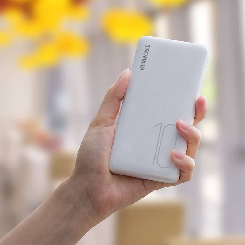 پاوربانک روموس مدل SLIM10 ظرفیت 10000 میلی آمپر ساعت — تصویر ۷