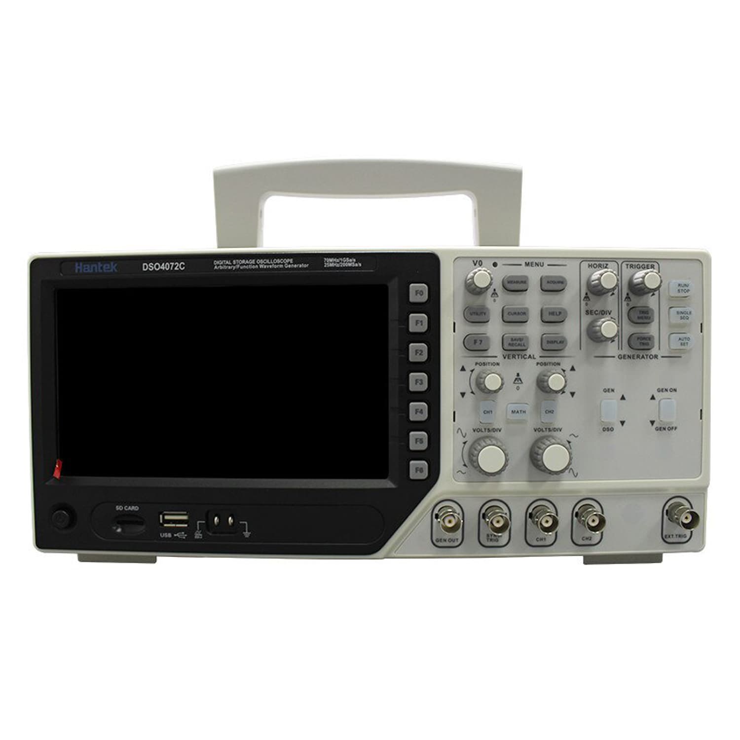اسیلوسکوپ 70 مگاهرتز 2 کاناله فانکشن دار هانتک مدل Hantek DSO4072C — تصویر ۲