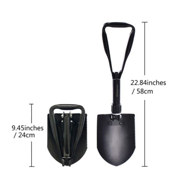 بیلچه سفری تاشو کینگ کمپ مدل Tri Fold Smart Shovel — تصویر ۴
