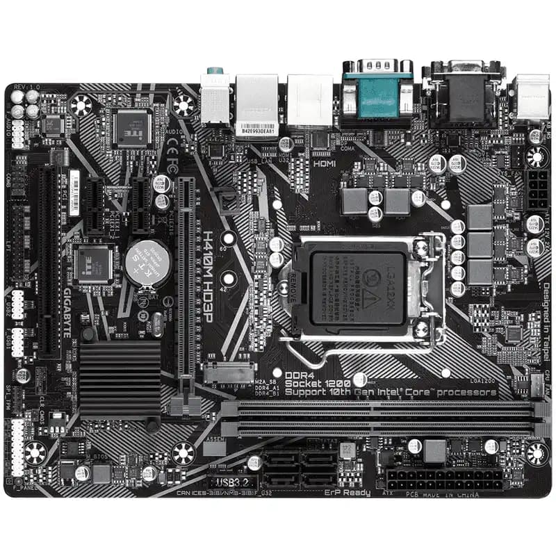 مادربرد گیگابایت GIGABYTE H410M HD3P rev.1.x — تصویر ۴