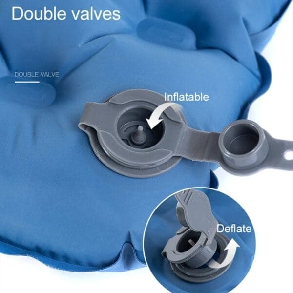 تشک بادی نیچرهایک مدل Dual Air Valve Sleeping Pad — تصویر ۶