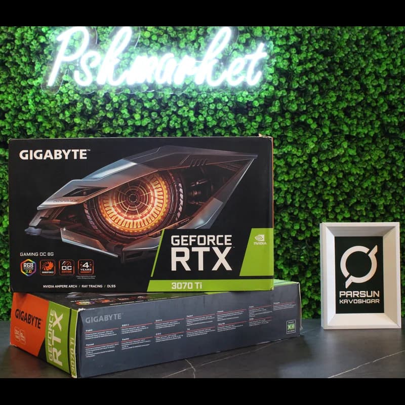 کارت گرافیک استوک گیگابایت مدل GIGABYTE GeForce RTX 3070 Ti GAMING OC 8G — تصویر ۲
