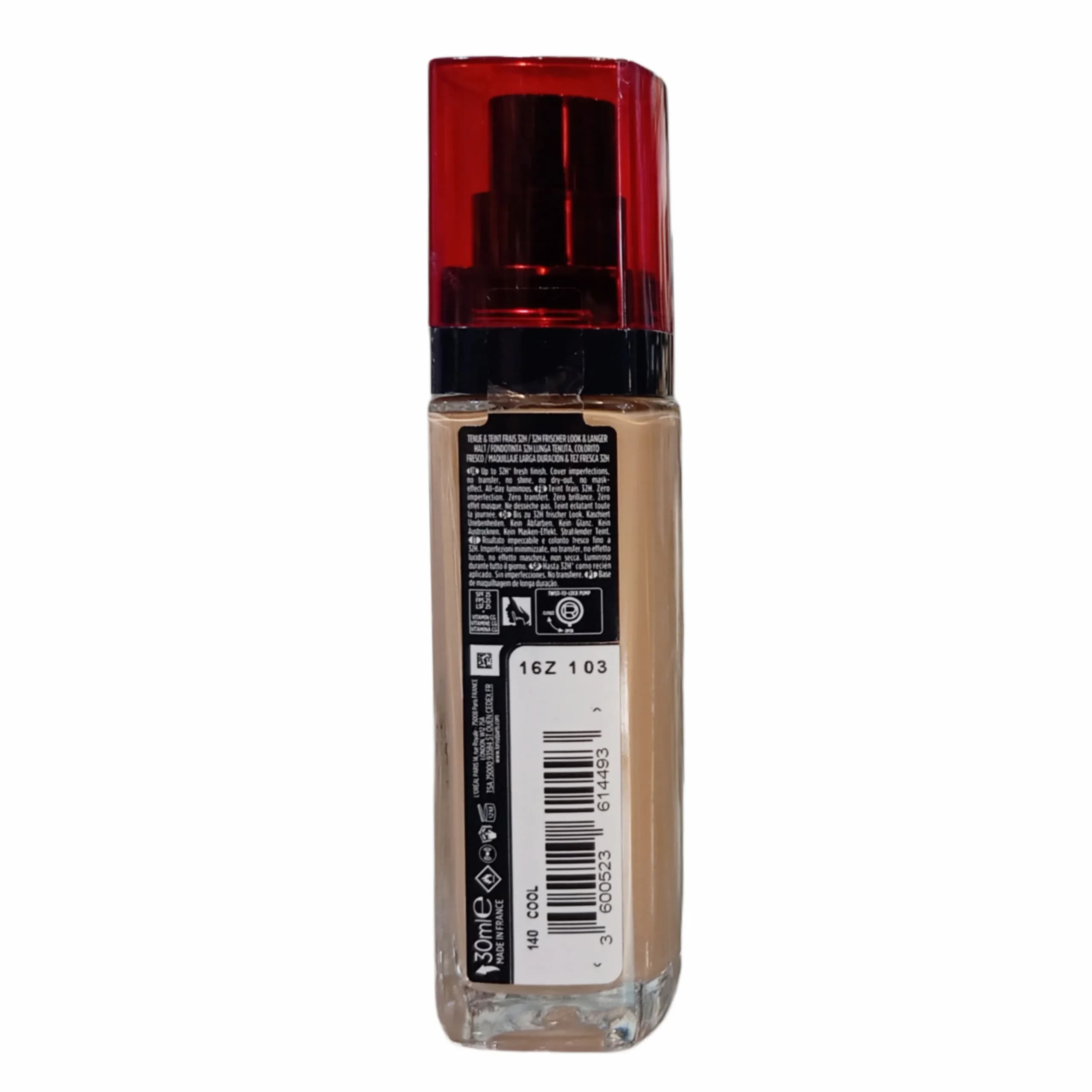 کرم پودر لورال شماره LOREAL INFAILLIBLE 140 — تصویر ۲
