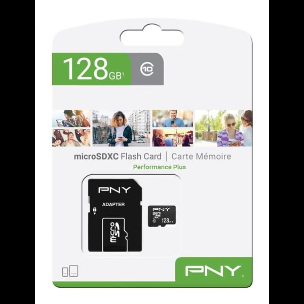 کارت حافظه 128 گیگابایت پی ان وای PNY PERFORMANCE PLUS MicroSDXC — تصویر ۳