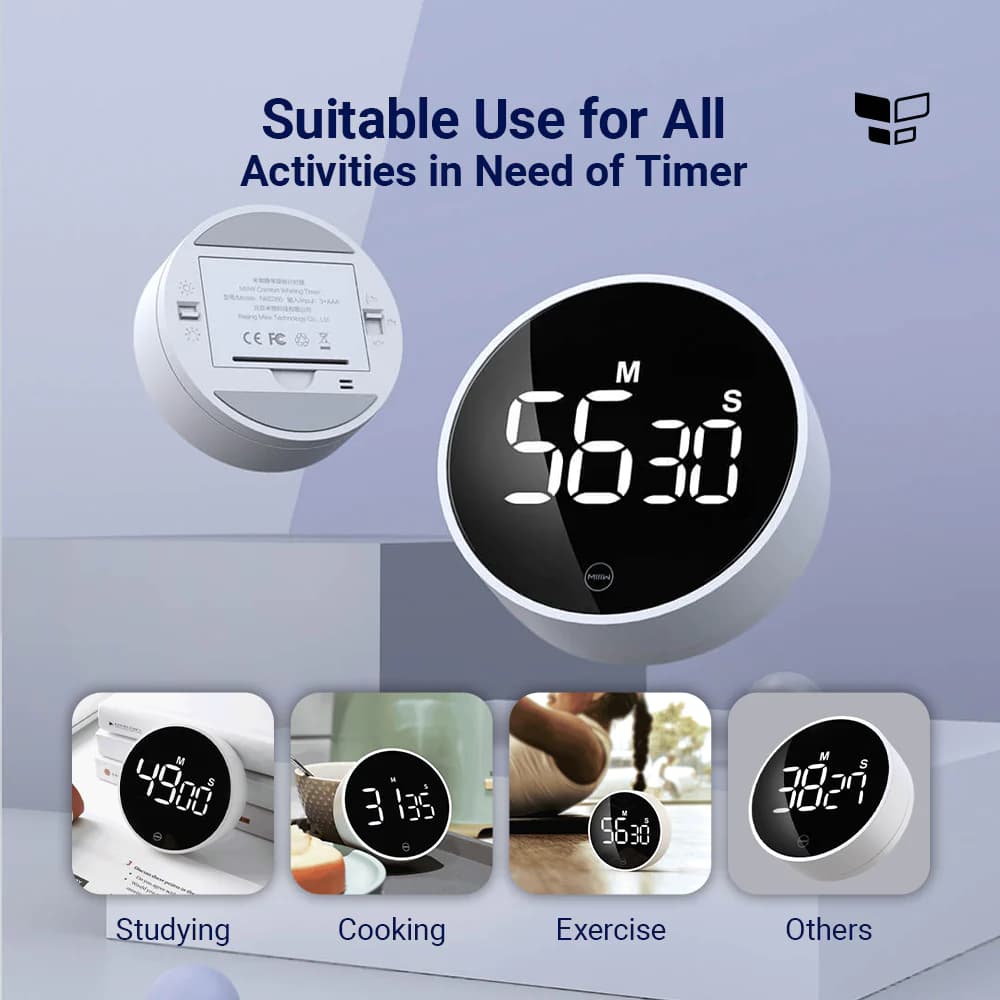 دستگاه تایمر چرخشی شیائومی مدل miiiw ا Xiaomi MIIIW Comfort Whirling Timer (نسخه اورجینال پلمپ ارسال فوری) — تصویر ۶