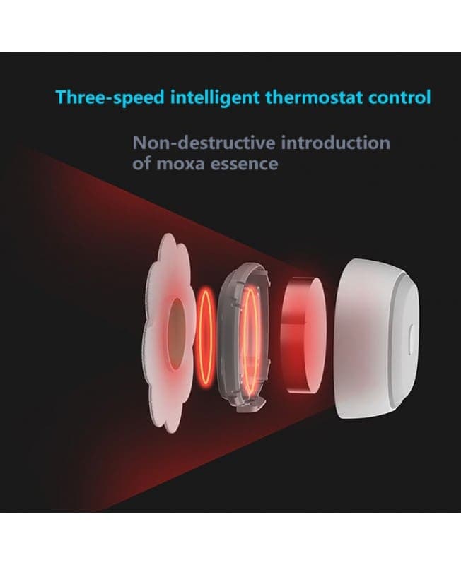 ماساژور دوتایی شیائومی Xiaomi Jeeback Moxibustion Device Massager M2-B اورجینال پلمپ ارسال فوری — تصویر ۳
