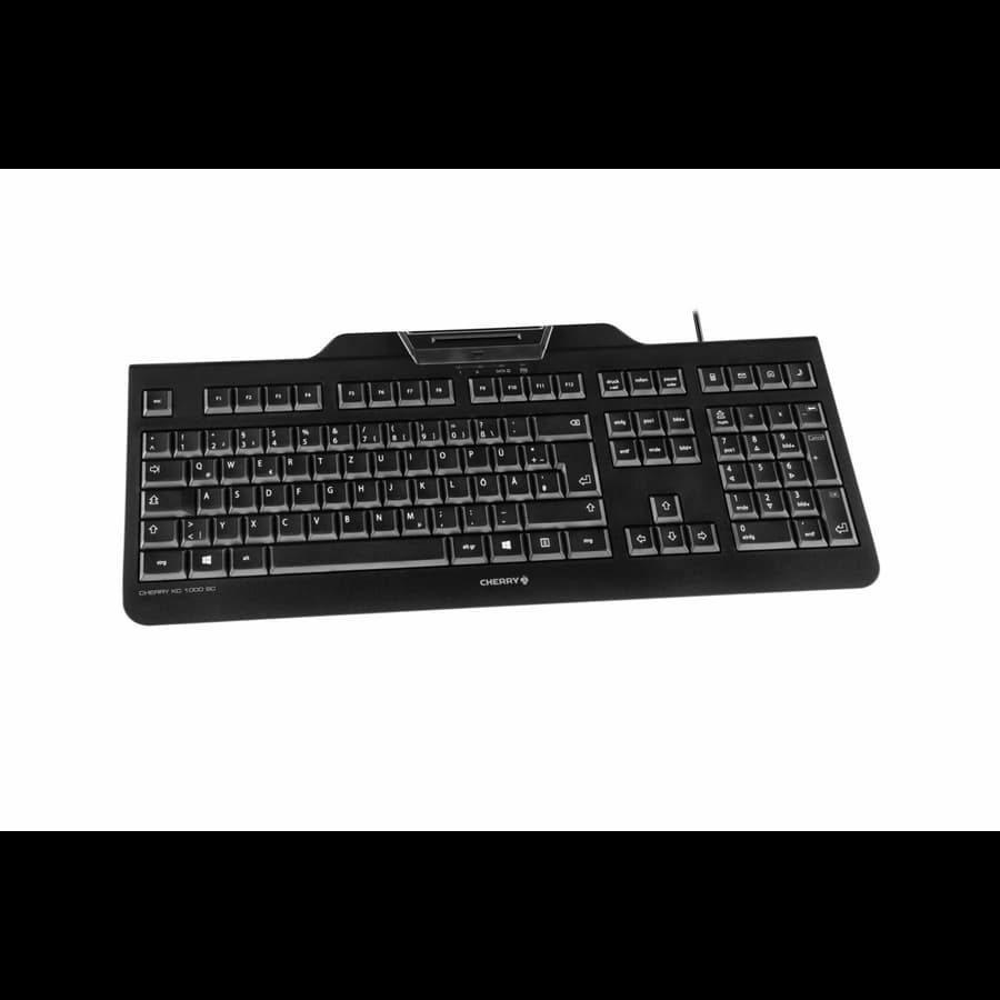 کیبورد با سیم چری مدل KC 1000 SC Black — تصویر ۵
