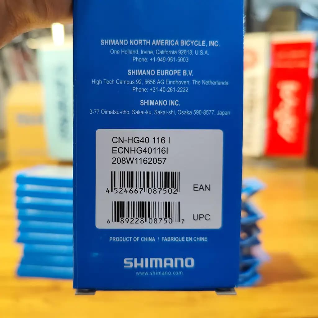 زنجیر دوچرخه Shimano CN-HG40 6 7 8 سرعته — تصویر ۲