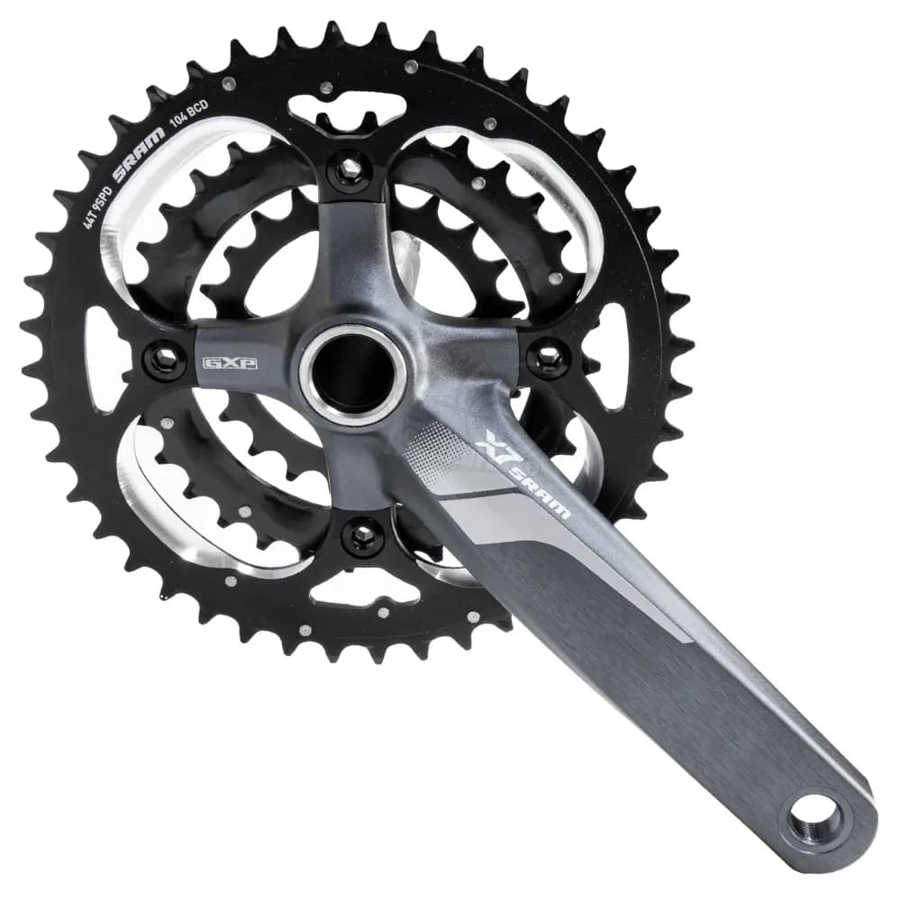 طبق قامه دوچرخه اسرم SRAM X7 44/32/22 Crankset بهمراه توپی تنه