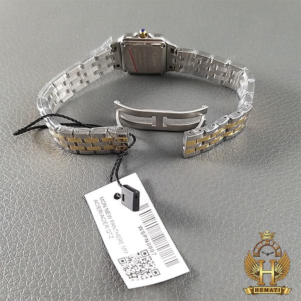 ساعت مچی زنانه کارتیر پنتر CARTIER PANTHERE CAPA102 نقره ای طلایی (در دو سایز قاب) — تصویر ۷