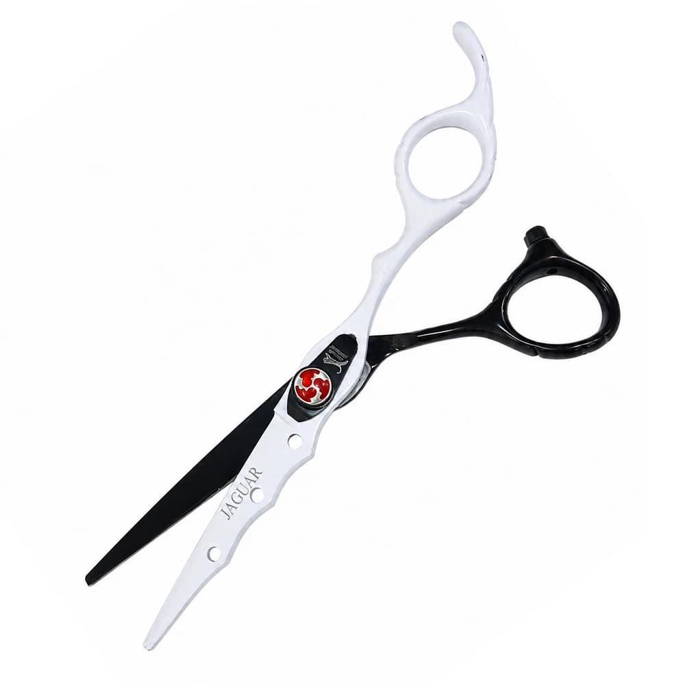 قیچی کات حرفه ای جگوار مدل سفید مشکی YTT-600