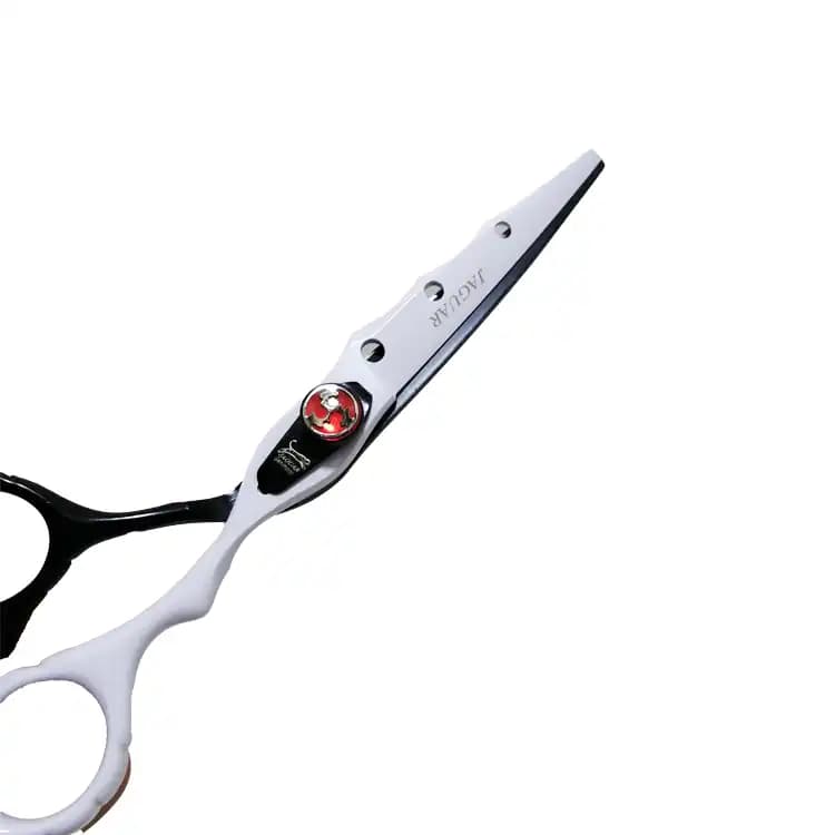 قیچی کات حرفه ای جگوار مدل سفید مشکی YTT-600 — تصویر ۲