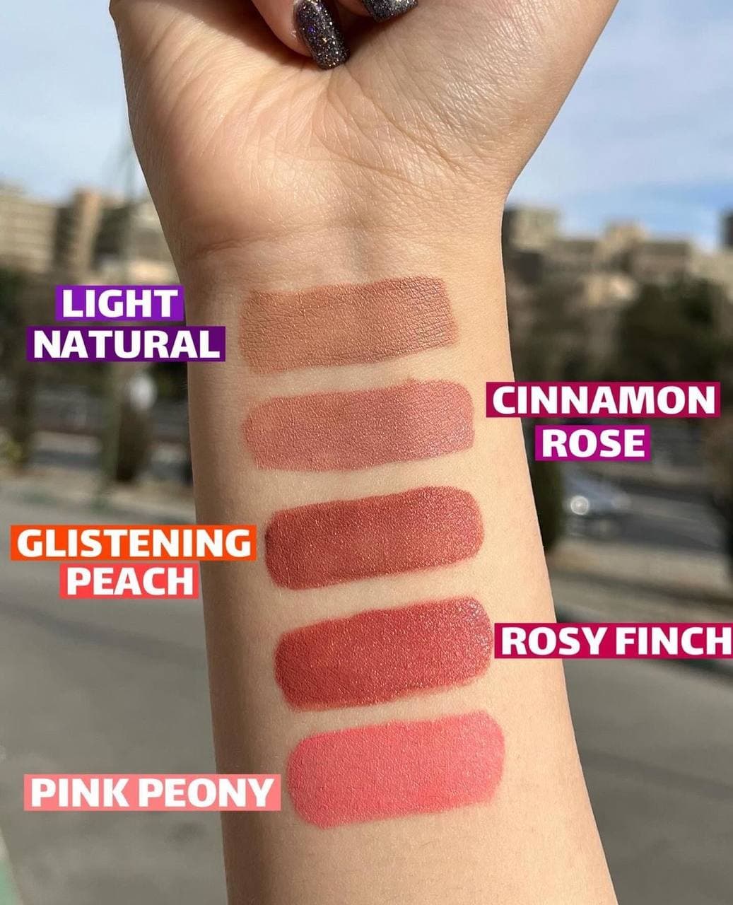 رژگونه مایع میچانو رنگ CORAL PASSION — تصویر ۲