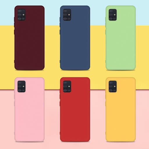 قاب سیلیکونی محافظ لنزدار سامسونگ Silicone Cover For Samsung Galaxy A71 — تصویر ۲