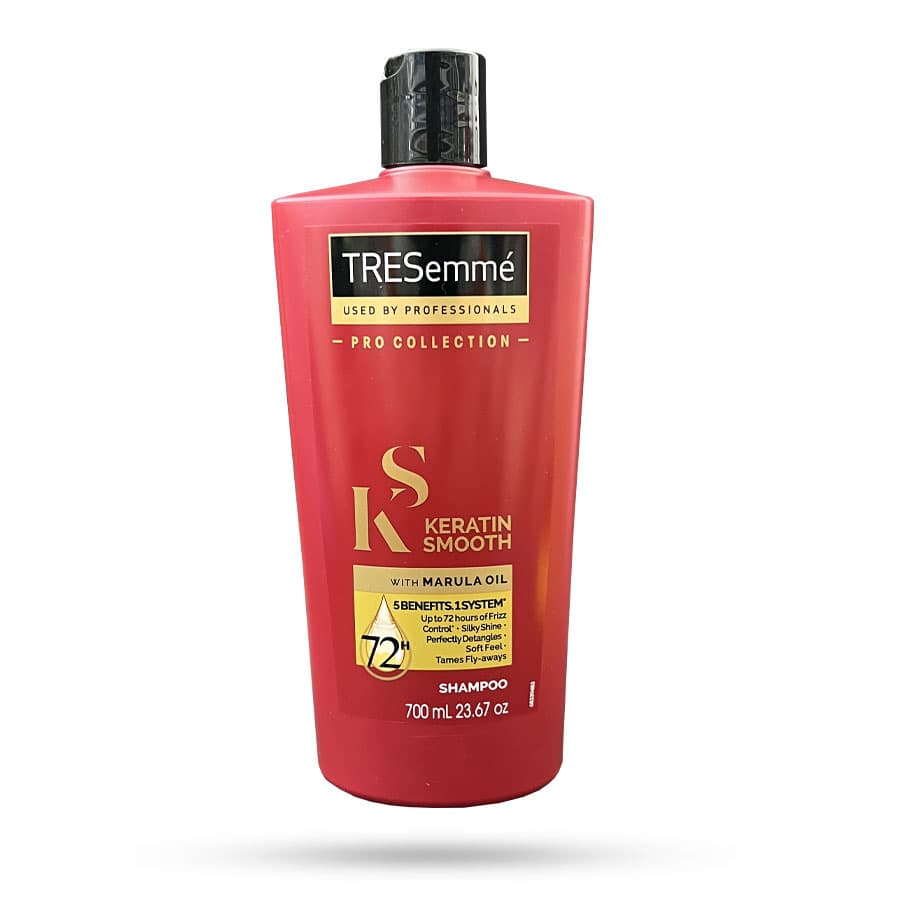 شامپو کراتین ترزمه مدل Keratin Smooth حاوی روغن مارولا مناسب موهای وز و خشک 700 میل