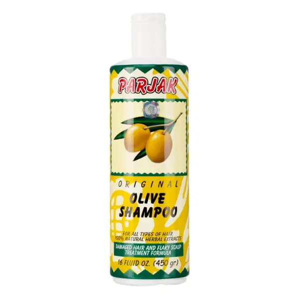 شامپو موی سر پرژک Parjak مدل Olive حاوی عصاره زیتون وزن 450 گرم — تصویر ۳