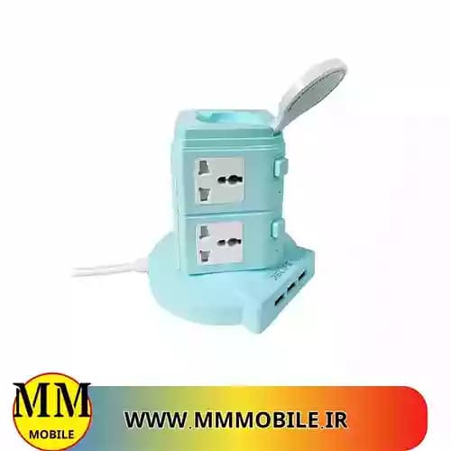 مولتی شارژر RELIFE RL-313A دارای 8پریز و 3 پورت USB