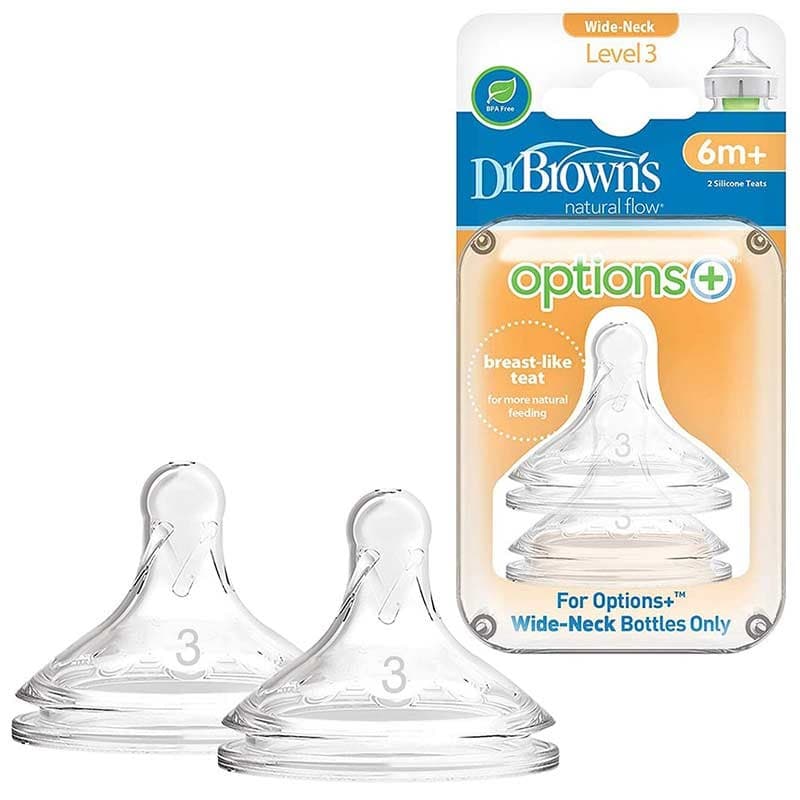 سرشیشه دو عددی پهن 6m+دکتر براونز Dr Browns(اصل)