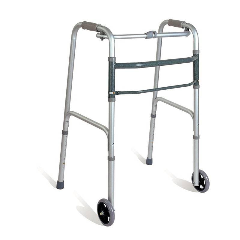واکر چرخدار تاشو طرح آلومینیومی مدل Wheeled Folding Walker