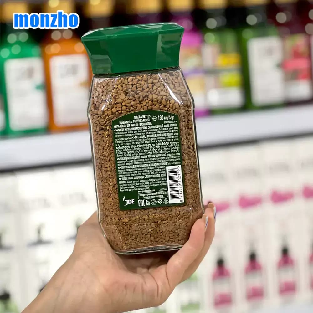 قهوه فوری جاکوبز مونارک jacobs monarch حجم 190 گرم — تصویر ۳