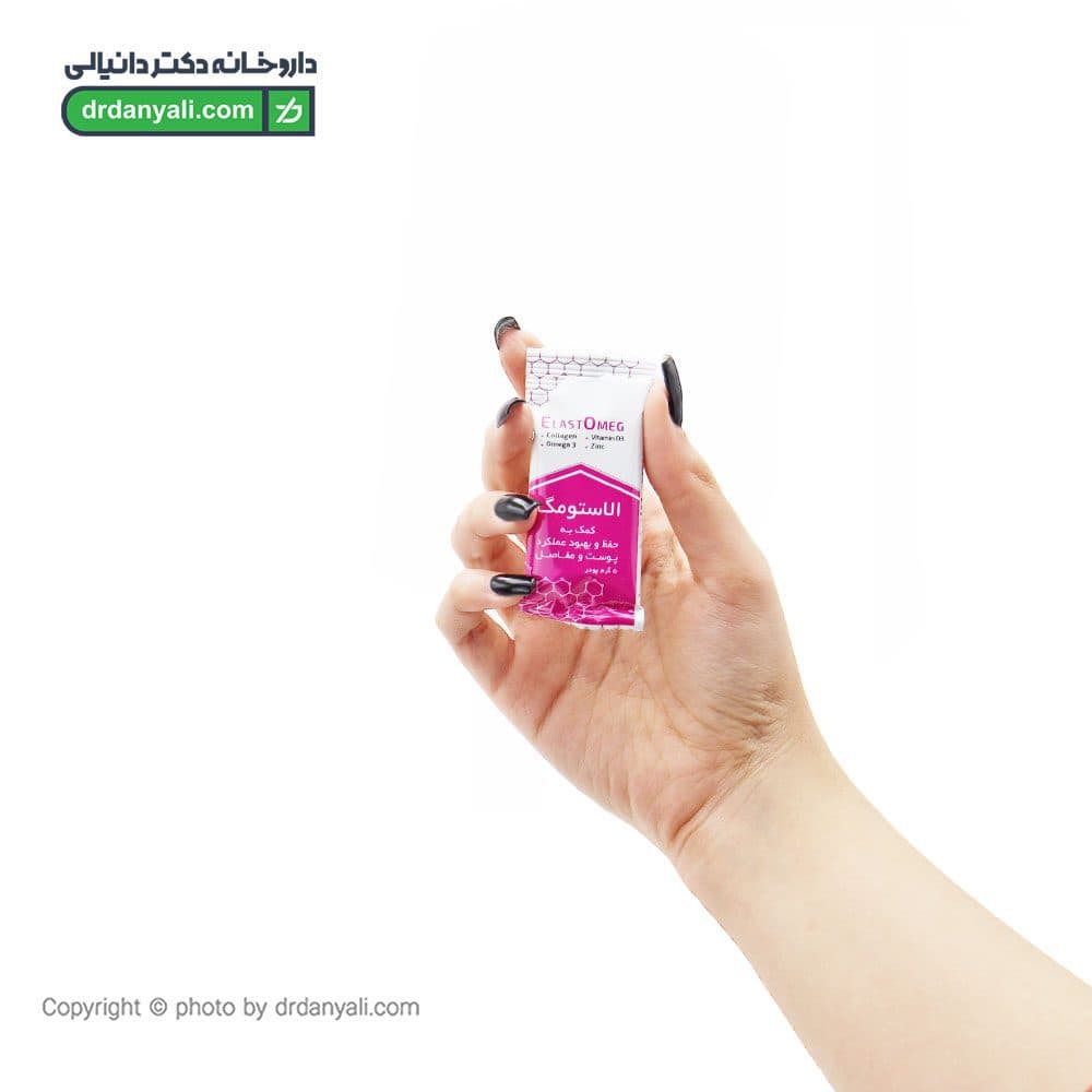 پودر الاستومگ شفا گستر حاوی کلاژن و زینک 20 ساشه — تصویر ۵