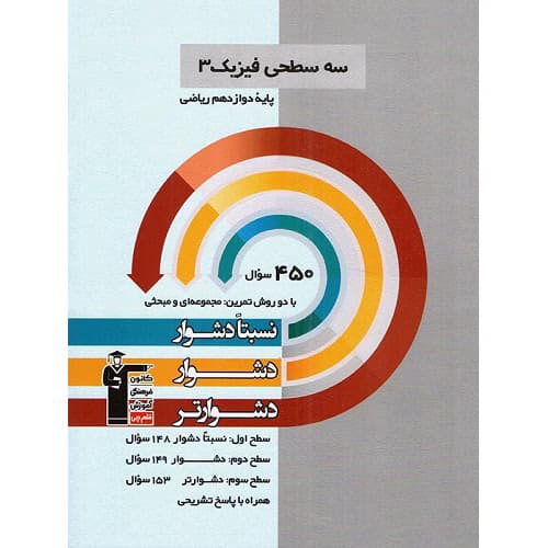 فیزیک دوازدهم رشته ریاضی سه سطحی قلم چی