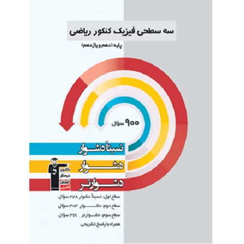 فیزیک پایه کنکور رشته ریاضی دهم و یازدهم سه سطحی قلم چی