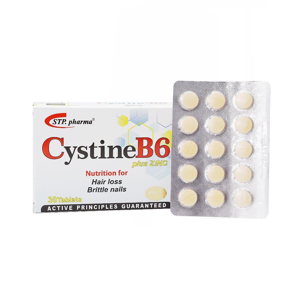 قرص سیستین ب 6 اس تی پی فارما 30 عددی