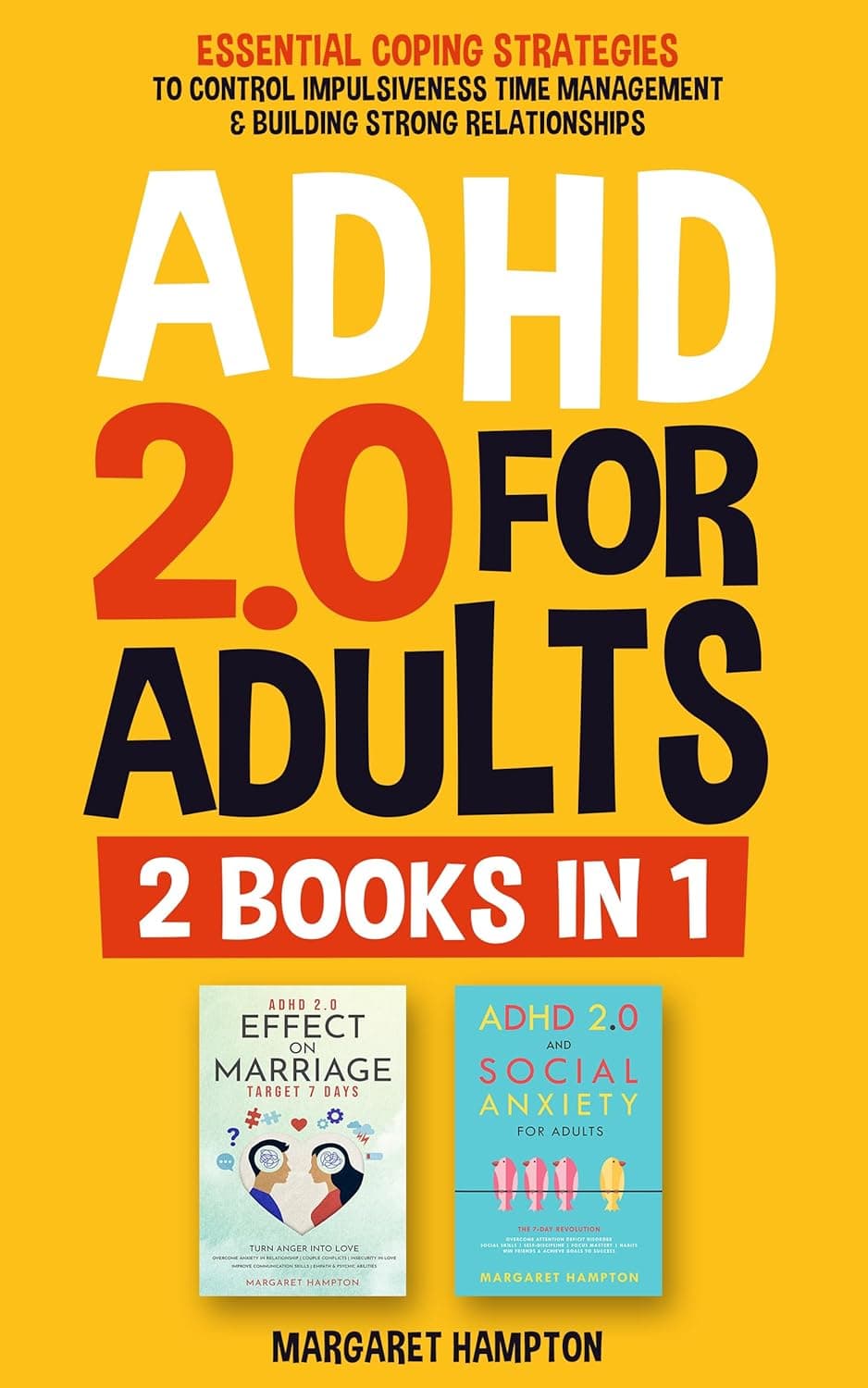 کتاب ADHD 2.0 For Adults (ADHD 2.0 برای بزرگسالان) نسخه انگلیسی PDF | مارگارت همپتون