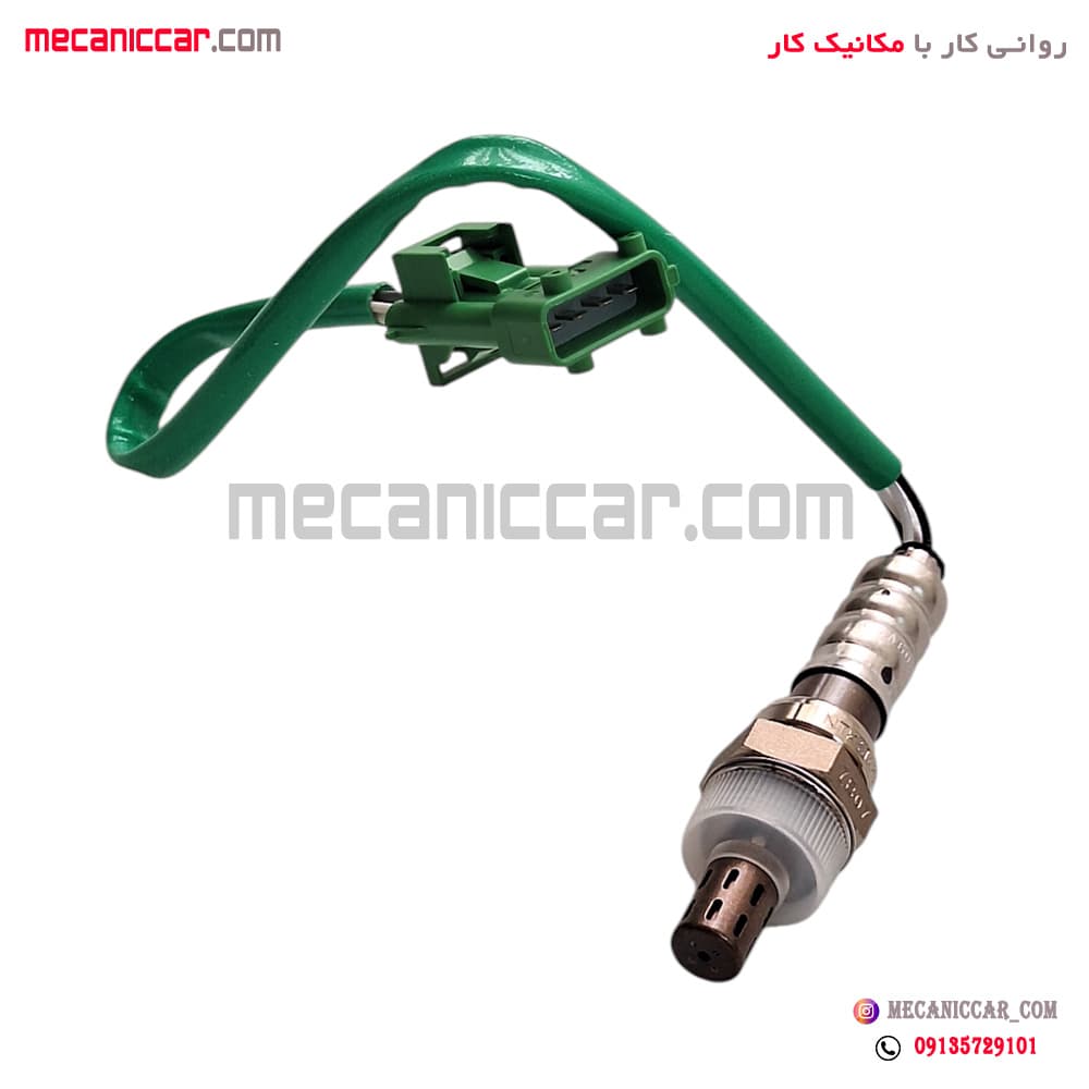 سنسور اکسیژن ساژم سیم کوتاه سبز (608U2) NTK — تصویر ۲