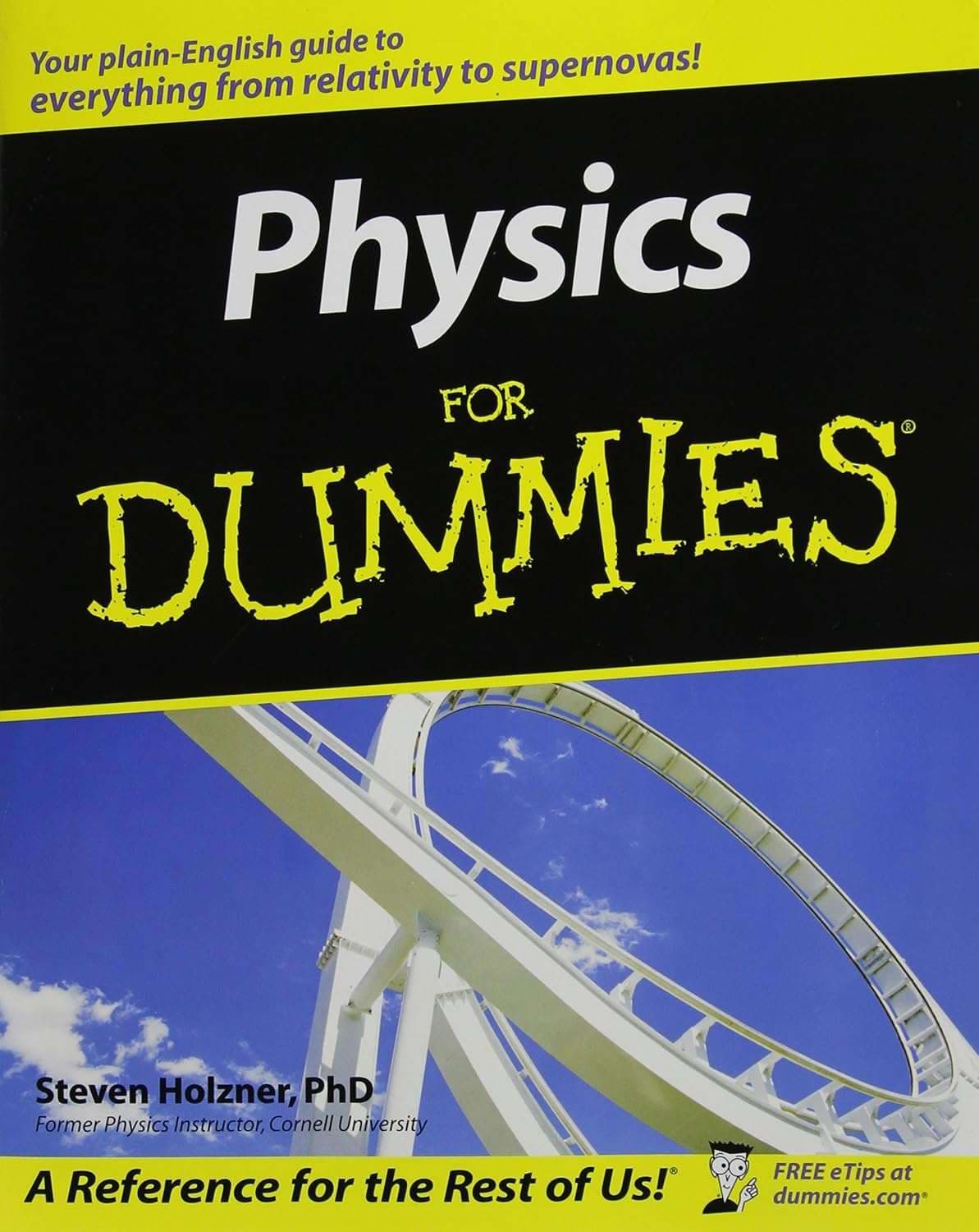کتاب فیزیک به زبان ساده (Physics for Dummies) نسخه انگلیسی PDF | استیون هولزنر