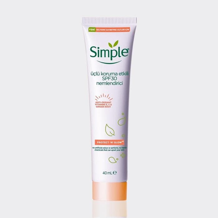 مرطوب کننده ضدآفتاب سیمپل simple spf 30