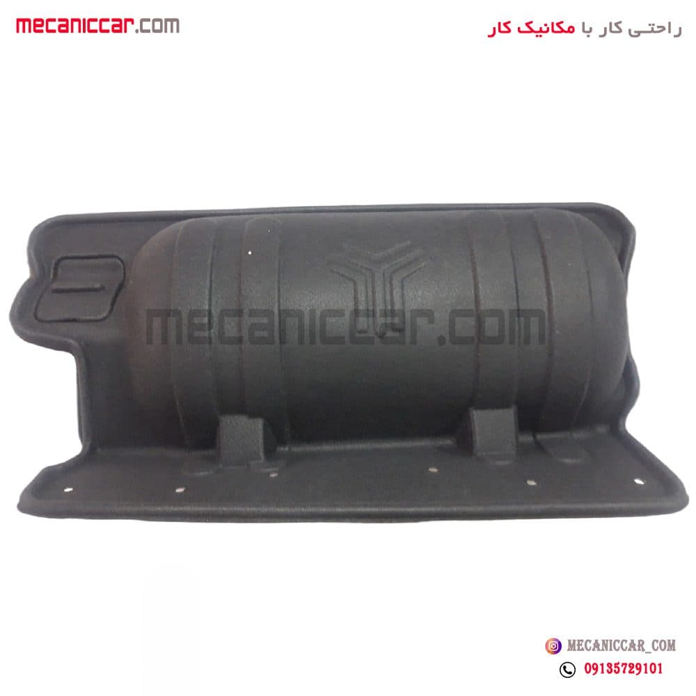 موکت (نمدی) روی کپسول دوگانه سوز CNG پراید و تیبا (نازل چپ) اذین پارت