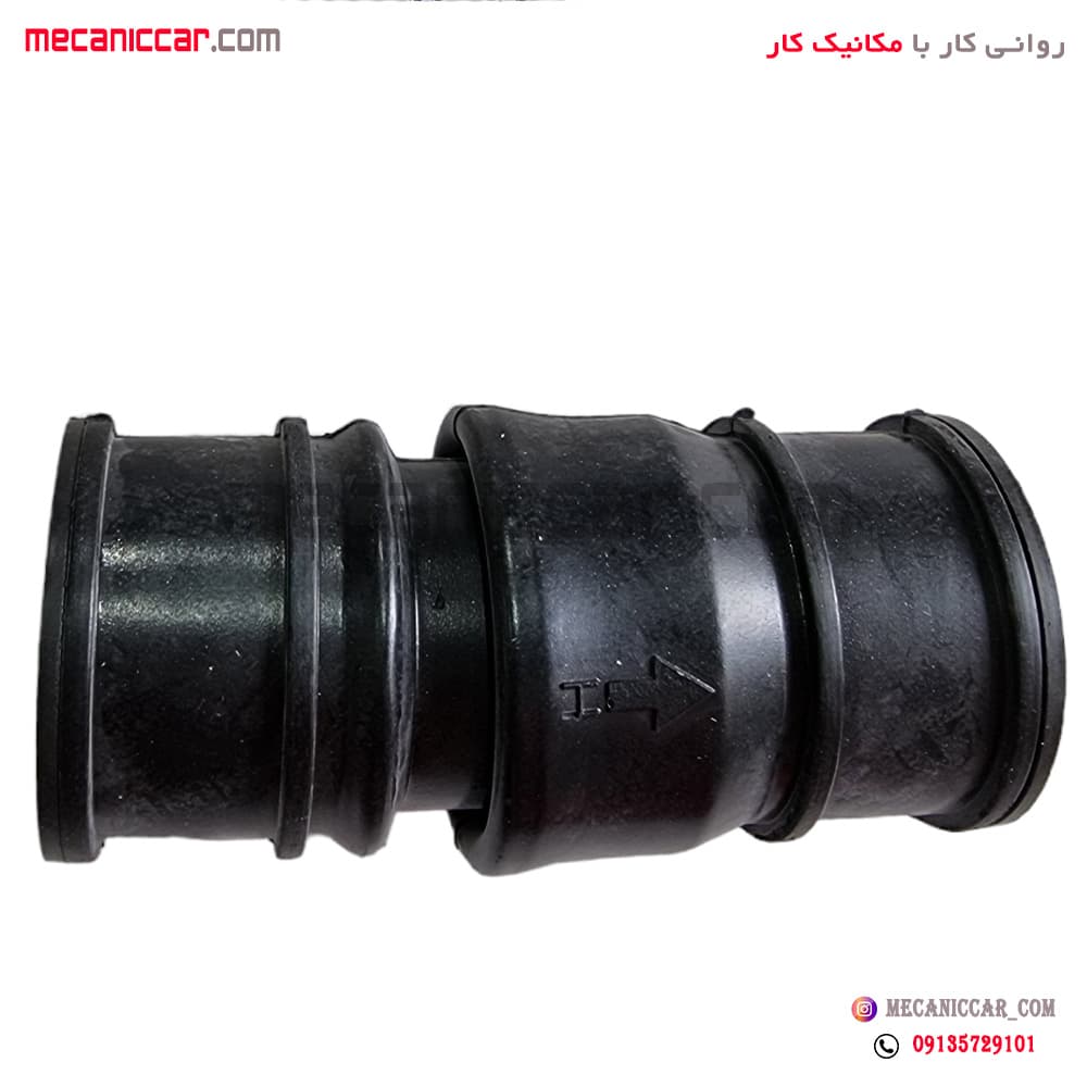 لوله رابط لاستیکی گلویی باک پژو 206 اصلی نرسی