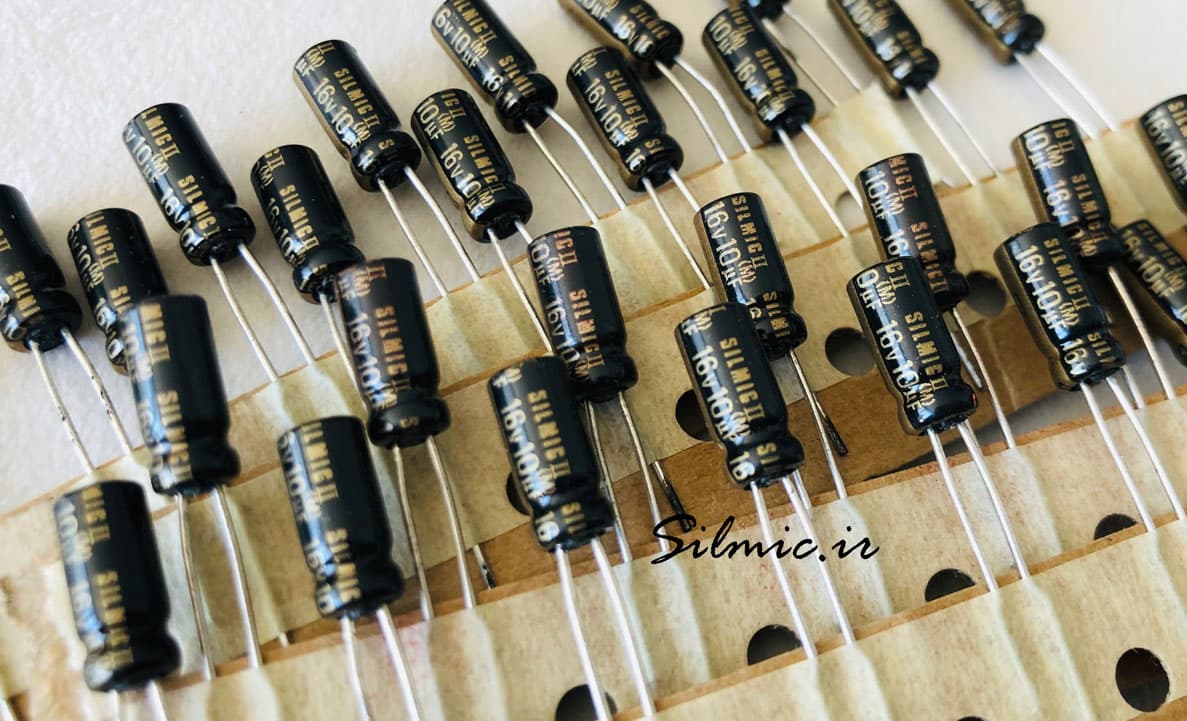 خازن سیلمیک 10 میکرو فاراد 16 ولت ELNA های گرید صوتی SILMIC II — تصویر ۲
