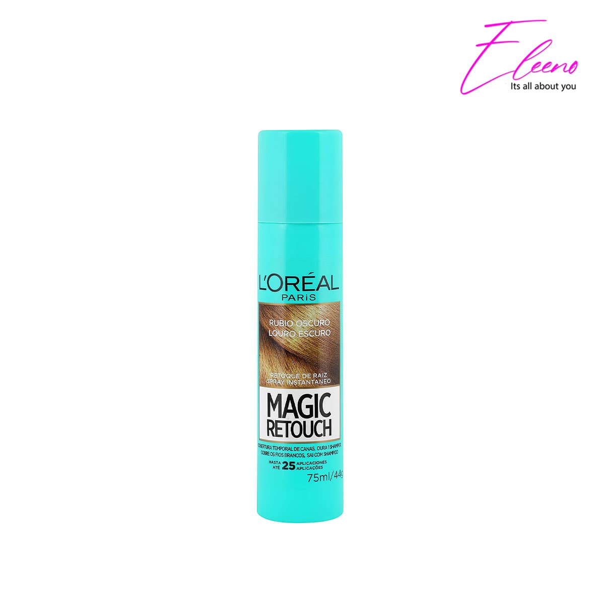 اسپری رنگ ریشه مو بلوند تیره لورئال Loreal blond fonce