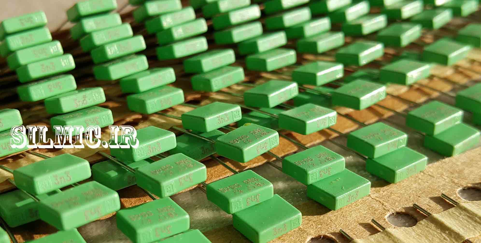 خازن های فرکانسی 3.3 نانو فاراد 250 ولت ERO سری MKT1817 ساخت آلمان — تصویر ۲
