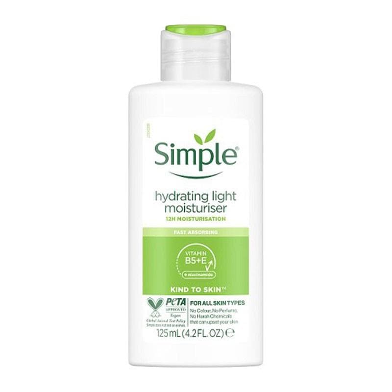 کرم آبرسان سیمپل مدل لایت simple 125 ml