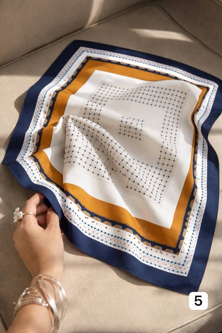 مینی اسکارف ساتن وارداتی مانیا کد ۴۰۰ — تصویر ۶