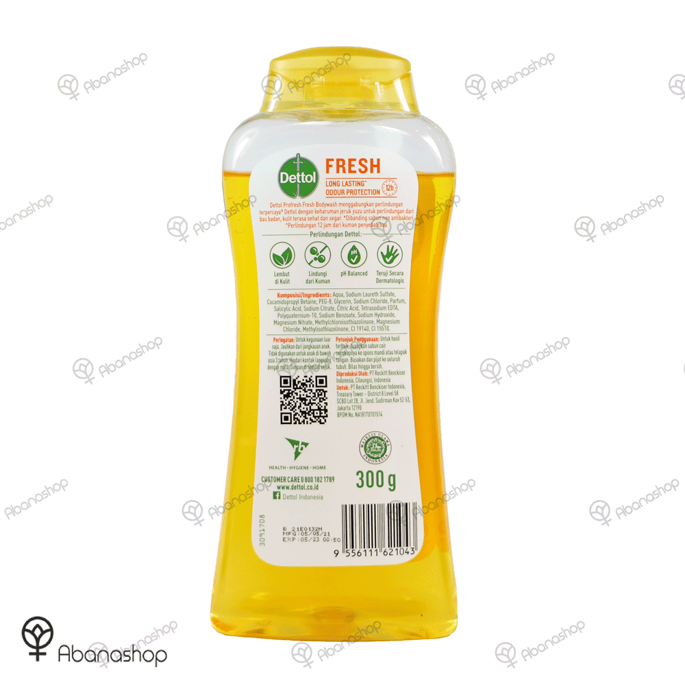 شامپو بدن آنتی باکتریال فرش fresh دتول Dettol — تصویر ۳