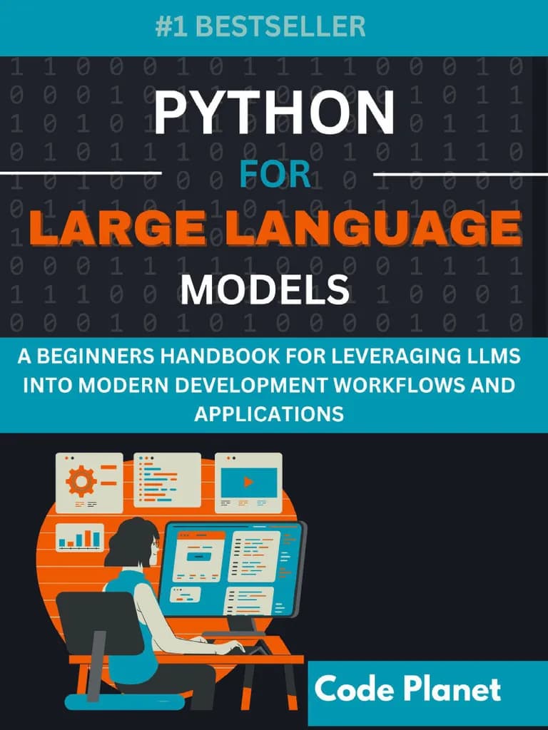 کتاب پایتون برای مدل‌های زبانی بزرگ (Python for Large Language Models) نسخه انگلیسی PDF | کد پلنت