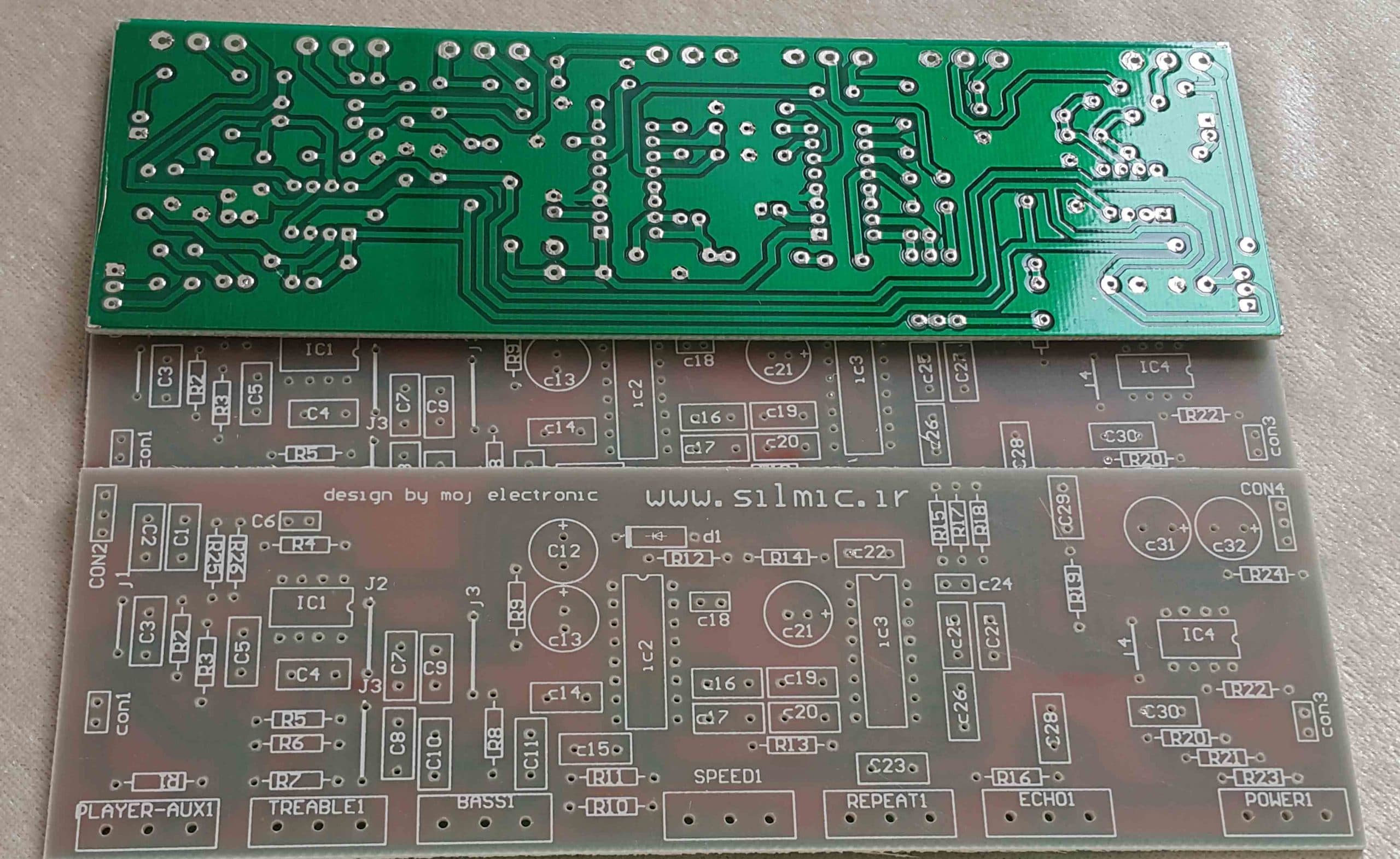 برد pcb خام میکسر با کیفیت به همراه اکو ساخته شده از فیبر درجه 1 فایبرگلاس — تصویر ۲